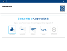 Tablet Screenshot of corporacionbi.com